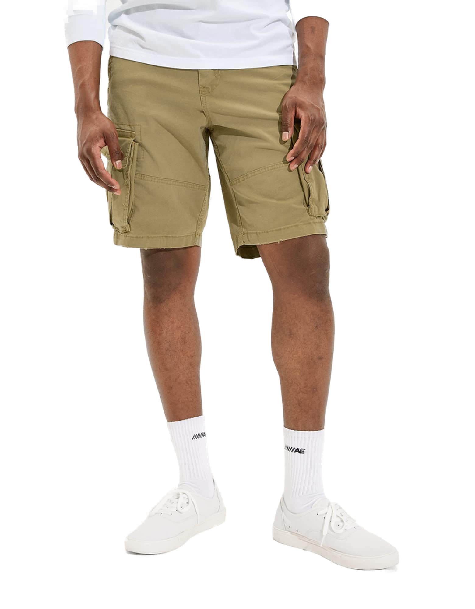 61cX03FmlvL شورت كارجو ليفد ان للرجال من امريكان ايجل - 92% قطن 5% معاد تدويره 3% ايلاستين