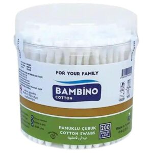 أعواد قطن للعناية الشخصية من بامبينو - العناية والشعر - أبيض - موديل N43632