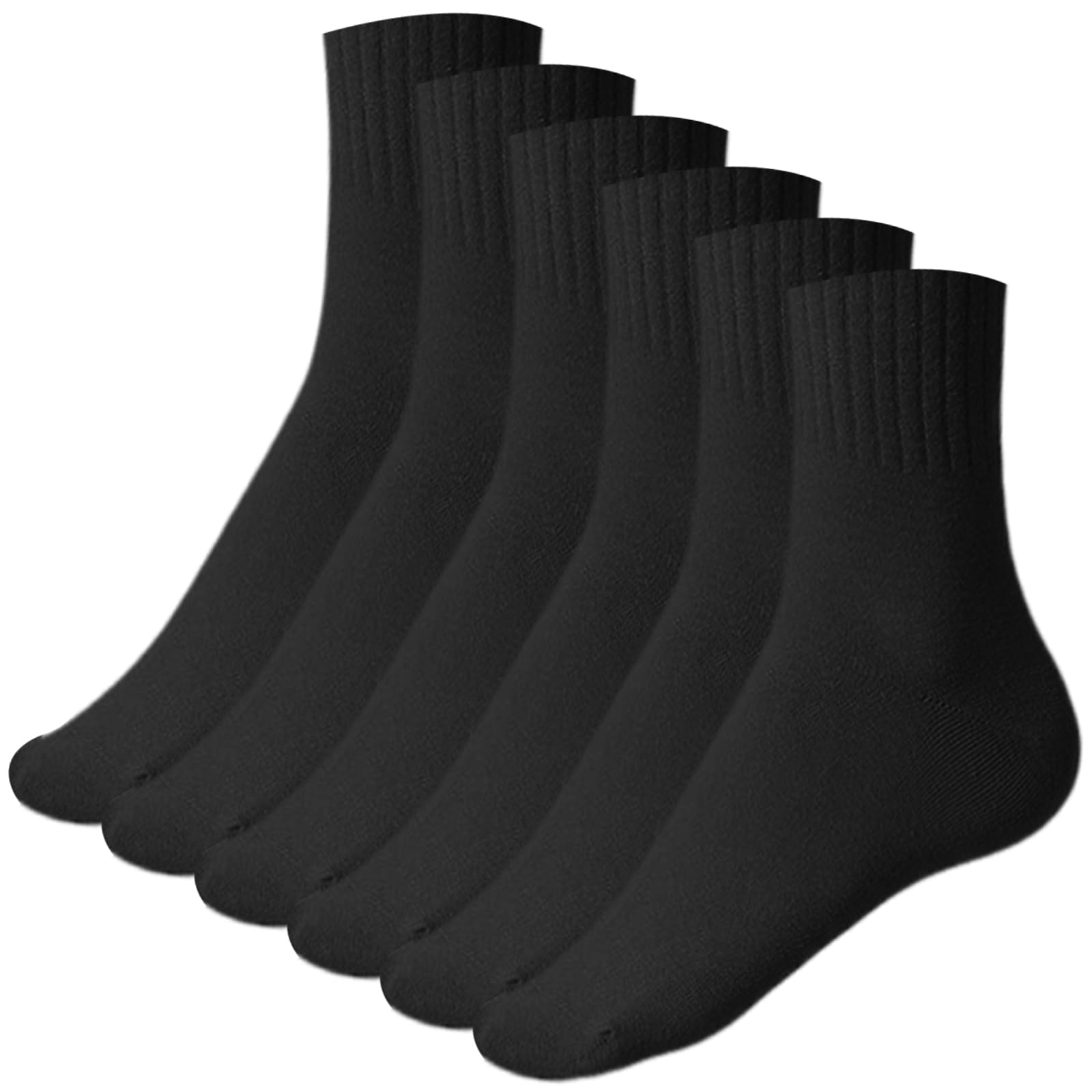 61eFsw8hlLL دريس سيسي جوارب نصف دائرية من البوليستر للنساء للسفر والرياضة والقدم العرقية، 6 ازواج