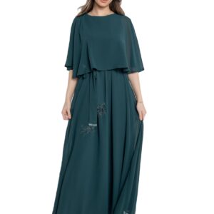 فستان طويل ماكسي بقصّة فراشة للنساء من نيتشي، مقاس سمول S