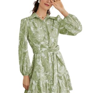 فستان بنمط غربي طراز DT-WD1127 للنساء من دروفي تريندز (قطعة واحدة)