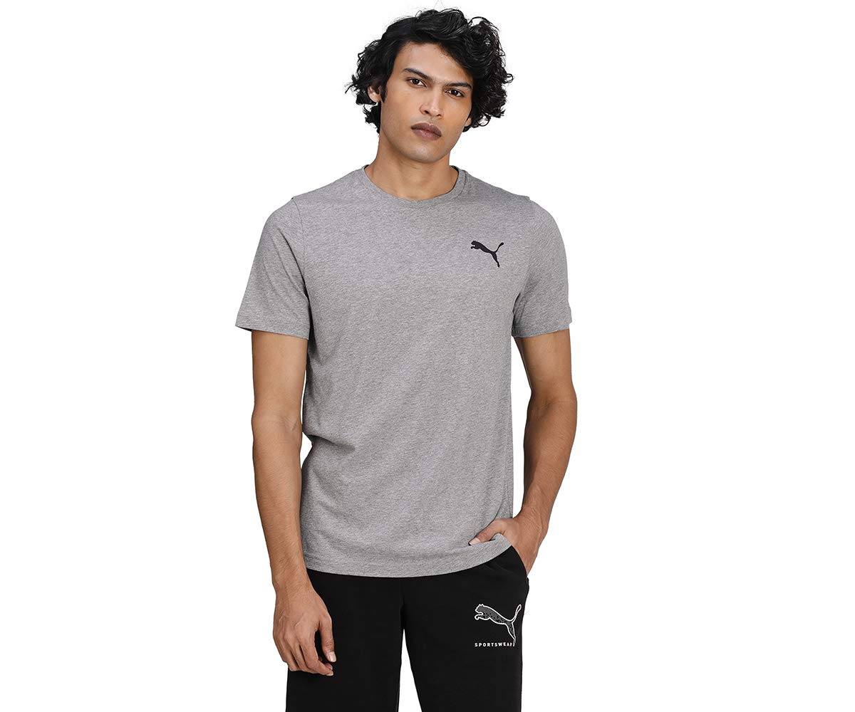 61esN0xI3JL PUMA Mens ESS Small Logo T-Shirt (pack of 1)
