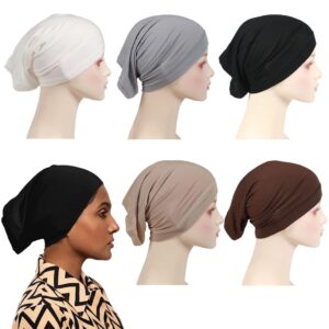 قبعة صغيرة من جودرن، متعددة الألوان، مصنوعة من السباندكس للجنسين، بتصميم حجاب باندانا تحت الوشاح