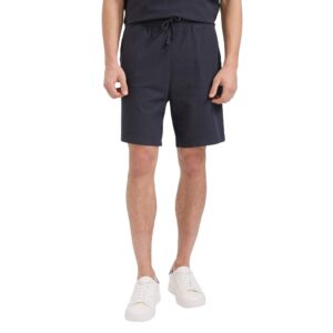 ديفاكتو شورت كاجوال منسوج بقصة مريحة للرجال، رصاصي، مقاس M