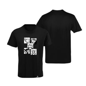 تيشيرت بطبعة ناروتو 16, أسود, L، للجنسين