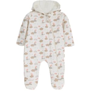 جونيور سالوبيت قصير مطبوع باكمام طويلة للبنات (عبوة من قطعة واحدة)