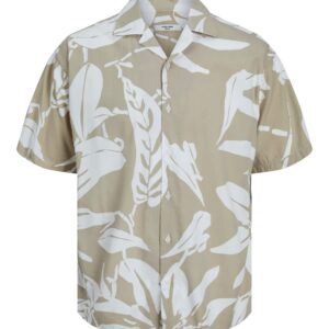 قميص تروبيك ريزورت بأكمام قصيرة للرجال من جاك اند جونز