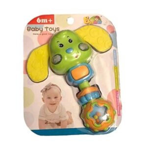 لعبة شخشيخة على شكل جرو للأطفال لها صوت مميز