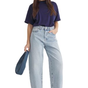 بنطلون جينز سكيتر Twoss25Je00063 بخصر مرتفع للنساء من ترينديول