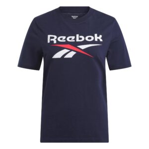 تيشرت ايدنتيتي مزين شعار كبير للعلامة التجارية للنساء من ريبوك