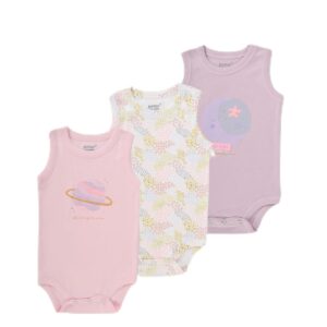 junior Unisex Sleeveless Printed Bodysuit - 7213 Baby & Toddler Underwear Set (pack of 3)