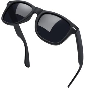 نظارة شمسية مربعة للجنسين للحماية من الأشعة فوق البنفسجية بتصميم كلاسيكي عصري، خفيفة الوزن للقيادة والصيد والمشي لمسافات طويلة والجولف من جوبين