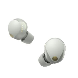 Sony WF-1000XM5 Noise Cancelling Truly Wireless Earbuds Headphones with Mic For Phone Call, Silver