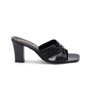 شبشب جلد بكعب فيونكة X-7