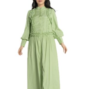 فستان ماكسي باكمام طويلة للنساء من نيشي