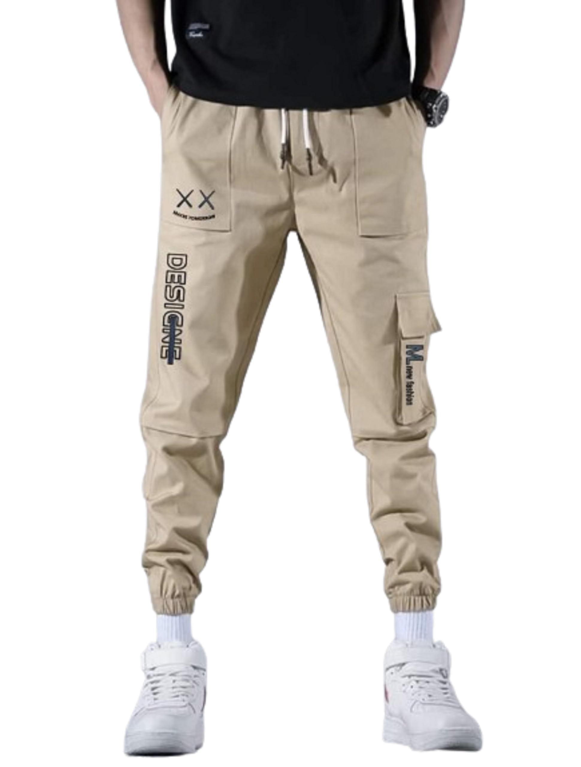 61us9RzbtxL شروال رجالي كارجو خروج من ميزة