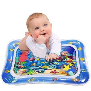 سجادة ، مرتبة مائية للرضع للنوم على الشاطيء او للمنزل طرية وبها صور ومجسمات لتلهية الطفل تملأ بالماء من الوسط و بالهواء من الجوانب خامة عالية الجودة