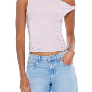 توب كات قصير غير متساوي للنساء من فوريفر 21