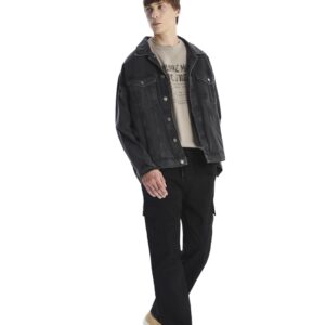 LC واكيكي بنطلون كارجو من التويل بقصة مريحة للرجال