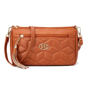 شنط كروس نسائية أنيقة، شنط كتف للجوال، شنط يد خفيفة الوزن من الجلد الصناعي