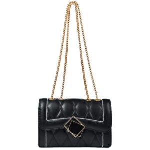 شنطة يد ساتشيل من جلد البولي يوريثين للنساء، كتف كروس عصرية كاجوال بغطاء قلاب، صغيرة