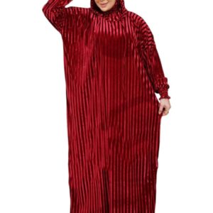 إسدال حريمي قطيفة – إسدال شتوي للمحجبات تصميم واسع بلمسة عصرية يناسب الخروج والصلاة