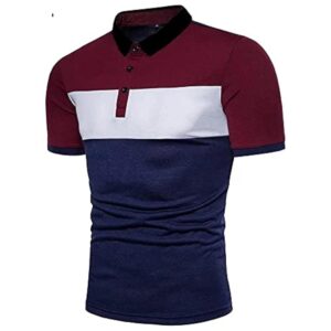 تيشرت بولو بياقة قميص للرجال