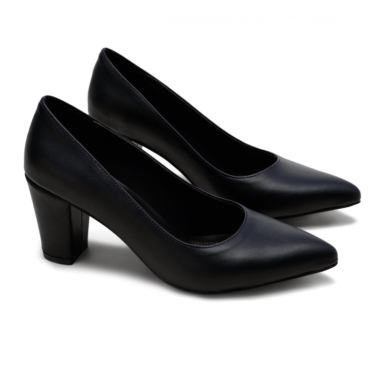 61zuA2F8tPL حذاء بكعب عريض من الجلد للنساء