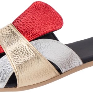 OX womens OX-W-Silver/Silver Slipper