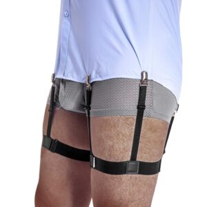 قميص شرطة عسكري مرن قابل للتعديل للرجال (اسود 07)