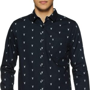 قميص رسمي للرجال مصنوع من القطن بنمط مربعات وقصة عادية من دايفيرس