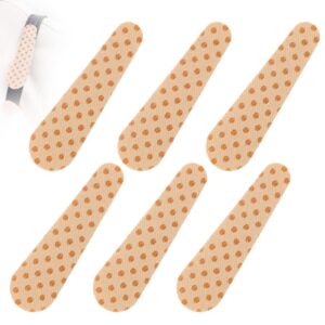 6 قطع من مقابض حزام المحفظة المضادة للانزلاق، حوامل شنط كتف ذاتية اللصق، وسادات غير قابلة للانزلاق لحقائب اليد واحزمة المحفظة، تمنع الانزلاق، قبضة سيليكون مريحة