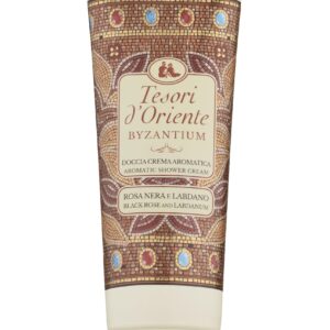 تيسوري دي اوريانتي جل استحمام كريمي للنساء غسول جسم مرطب بحجم مناسب للسفر مع مستلزمات العناية بالبشرة - 250 مل - 8.45 اونصة سائلة - [استيراد ايطالي] - بيزنطة