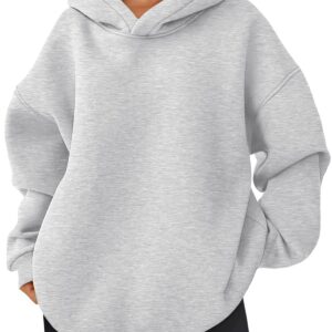 سويت شيرت كبيرة الحجم بغطاء للرأس من الصوف للنساء ايفان بلوفر علوي سترات كاجوال مريحة لأزياء الخريف ملابس 2024