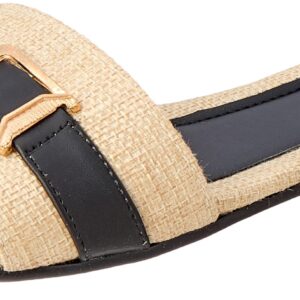 OX womens OX-W-28-Black/Black Slipper