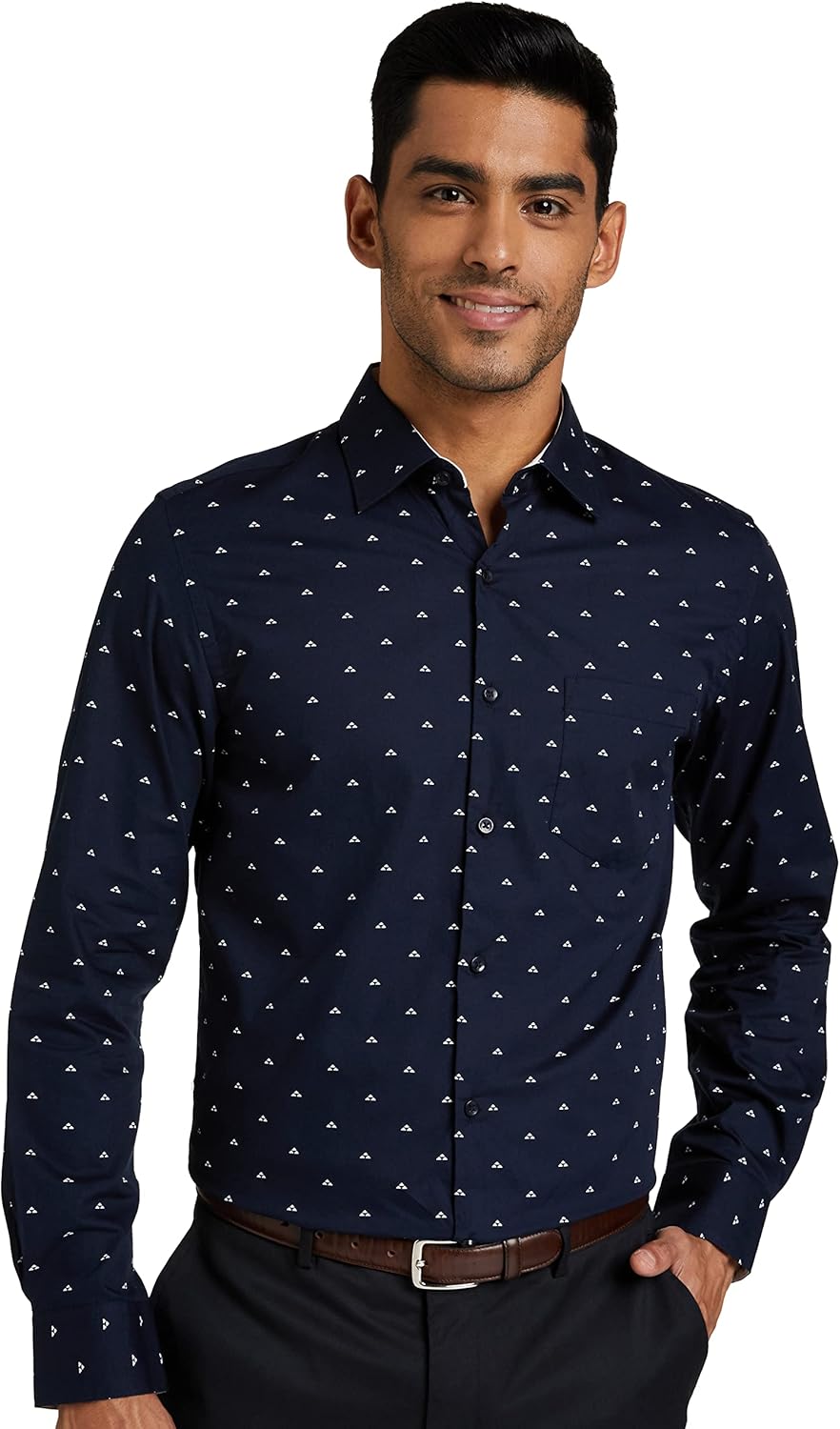 712x-BMIj0L._AC_SL1500_ قميص رجالي رسمي من مطبوع مصمم بقصة ضيقة من دايفيرس