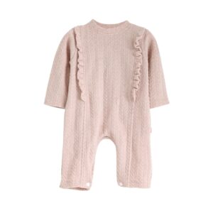 سالوبيت قصير سادة بأكمام طويلة للبنات من جونيور، عبوة من قطعة واحدة