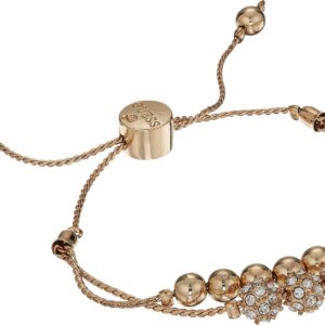 سوار بخرزة دائرية ذات صف مزدوج وزر انزلاق بتصميم كرة نار من جيس للنساء