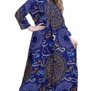 عباية بنمط عربي بتصميم حرف للنساء