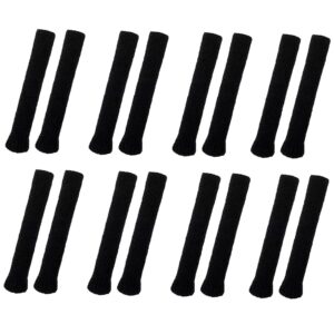 وسائد اذن للنظارات من الميكاكوز، غطاء ذراع النظارات، وسادات ذراع غير قابلة للانزلاق، اغطية قطنية محبوكة ناعمة غير قابلة للانزلاق للنظارات الشمسية ونظارات القراءة (زوج من 8 قطع)