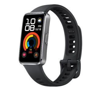 HUAWEI Band 10 Smartwatch with AI-powered Fitness Monitoring, Pro-Level Sleep Analysis, Emotional Wellbeing Assistant, Streamlined Metallic Design, Fast Charging, HUAWEI Care+, Matte Black