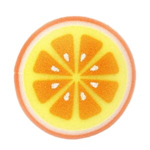 اسفنجة استحمام على شكل برتقالة وخالية من البيسفينول أ للجنسين من كاندي بيبي، متعددة الألوان