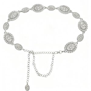 سلسلة خصر معدنية بتصميم بوهيمي للنساء وقابلة للتعديل ومناسبة كمجوهرات وحزام وسلسلة ورك كلاسيكية وللفساتين والجينز وملابس المهرجانات من جود تول