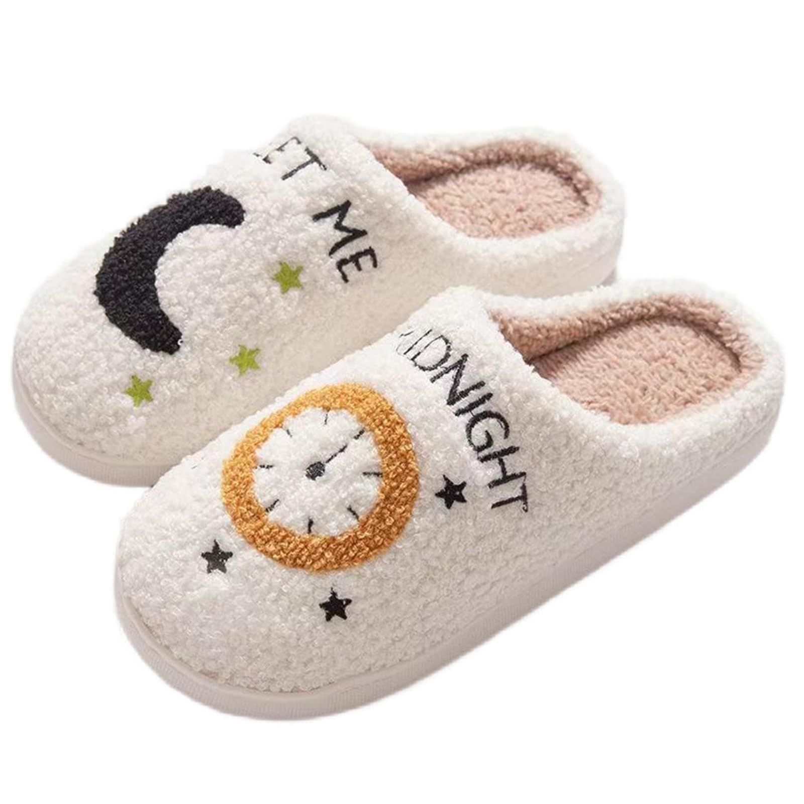 71CBz2wD0PL شبشب بتصميم كرتوني، شبشب بمقدمة مغلقة وتصميم دافئ ومضاد للانزلاق بشكل كلاسيك جيد التهوية، حذاء منزلي مريح للاستخدام الداخلي والخارجي من هوماركت
