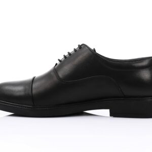 حذاء رجالي كلاسيكي رسمية مصنوع من الجلد الطبيعي مثالي المناسبات الرسمية والعمل جلد طبيعي لون أسود