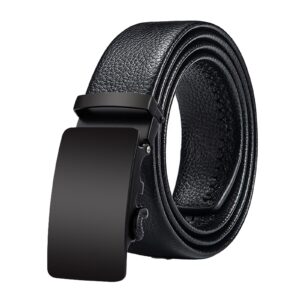 حزام خصر كاجوال قابل للتعديل وبإبزيم للاستخدام اليومي ومناسب للجينز والبدلات والعمل للرجال من جودتول (3.5 سم × 1.20 م)