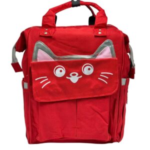 شنطة وحقيبة ظهر مستوردة للحفاضات للأطفال مريحة للظهر بتصميم كرتوني متعددة الوظائف بسعة كبيرة للآباء المسافرين أنيقة وعملية من كيوشوب®️