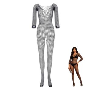 ملابس داخلية مثيرة شبكية من الدانتيل للنساء، ملابس داخلية شبكية كبدلة ضيقة للجسم وبيبي دول وملابس نوم ضيقة بفتحة بين الفخذين، هدية للسيدات والزوجة والصديقة