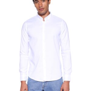 قميص بيزيك كلاسيكي بقصة ضيقة للرجال من فاير وود