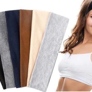 أشرطة رأس للنساء من سوانورك، عصابات شعر قماشية مريحة بتصميم غير قابل للانزلاق لممارسة الرياضة واليوغا والجري، 6 قطع